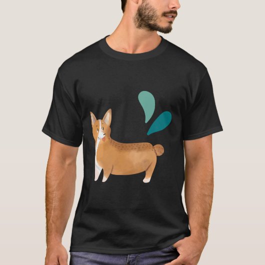 きれいな水の色コルギ Tシャツ (正面)