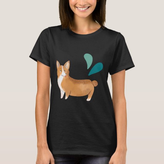 きれいな水の色コルギ Tシャツ (正面)
