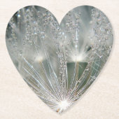 きれいな水滴 ペーパーコースター (正面)