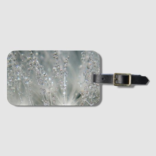 きれいな水滴 ラゲッジタグ (正面横)