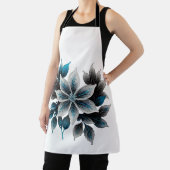 きれいな氷の花や葉 エプロン (インサイチュ)