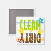 きれいな汚れた花 マグネット (正面/裏面)