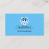 きれいな流れる水スイミングプールクリーニング 名刺 (裏面)