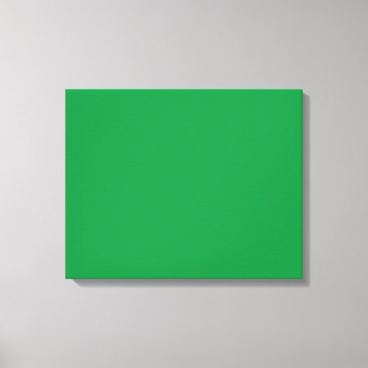 きれいな白い四角いポーと緑豊かな緑の背景 キャンバスプリント (正面)