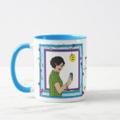 きれいな石板 マグカップ (左)