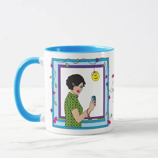 きれいな石板 マグカップ (左)