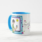 きれいな石板 マグカップ (正面左)