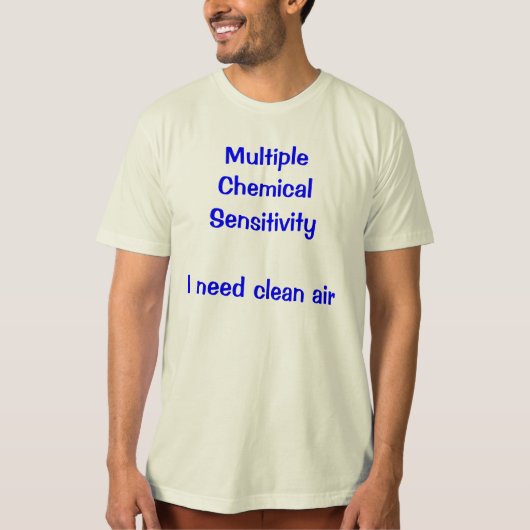 きれいな空気が必要だ Tシャツ (正面)