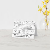 きれいな空気の贈り物 カード (黄色い花)