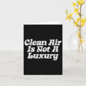 きれいな空気は贅沢品ではない！ミニマリストレトロアース カード (黄色い花)