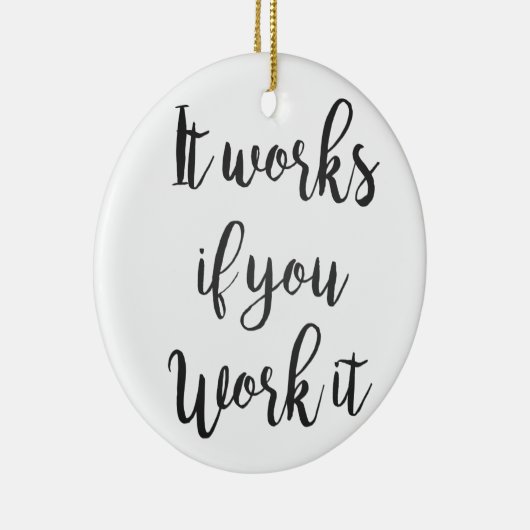 きれいな節酒12のステップ回復引用文のギフトは落ち着きます セラミックオーナメント (右)