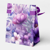 きれいな紫の花 フェイバーボックス (裏面サイド)