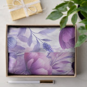 きれいな紫の花 薄葉紙 (ギフト)