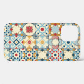 きれいな継ぎ目のない白いカラフルモロッコ。 Case-Mate iPhoneケース (裏面 (横))
