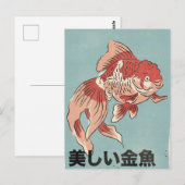 きれいな金魚 ポストカード (正面/裏面)