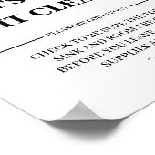 きれいにし保よう |バスルーム保をクリーニング ポスター (角)