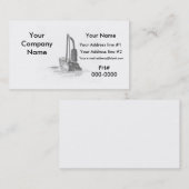 きれいになるよいオーレファッション名刺のテンプレート 名刺 (正面/裏面)