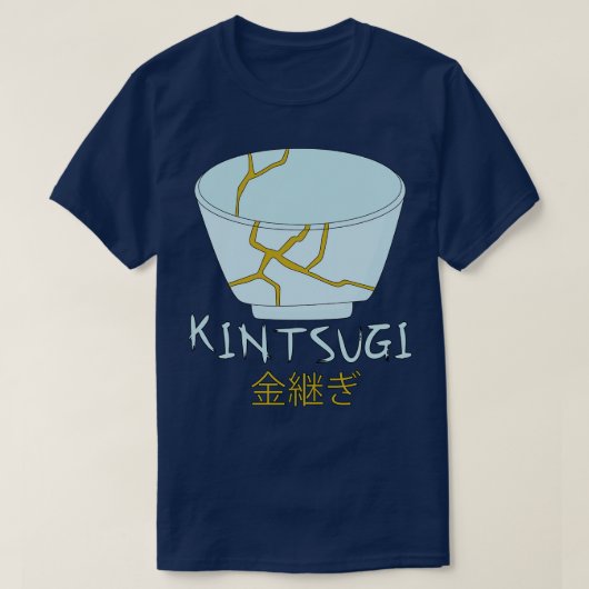 きんつぎきんつくろい8 Tシャツ (デザイン正面)