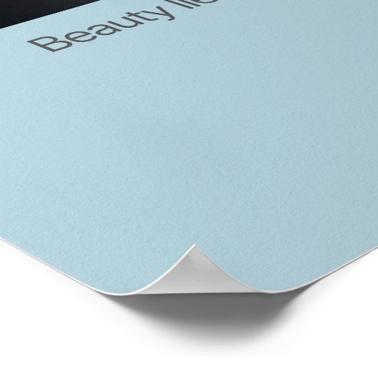 きんつぎ焼きのポスターシリーズ |青淡い色の色 ポスター (角)