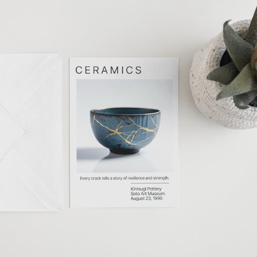 きんつぎ焼きポストカード ポストカード