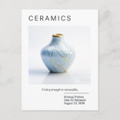 きんつぎ焼きポストカード ポストカード (正面)