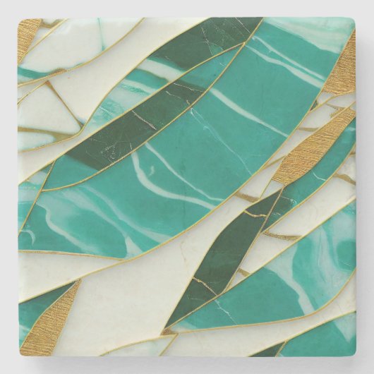 きんつぎ玉と大理石 ストーンコースター (正面)