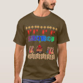 ぎおん提灯夢ブラウン Tシャツ (正面)