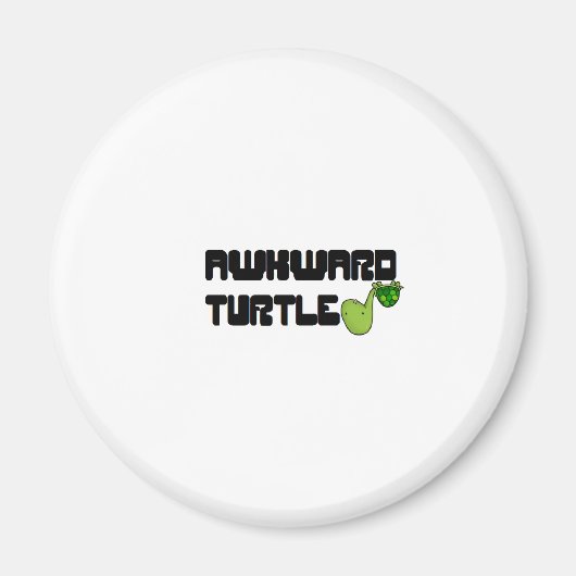 ぎこちないカメ マグネット (正面)