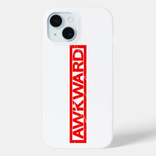 ぎこちない切手 Case-Mate iPhoneケース (裏面)