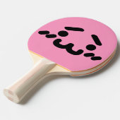 ぎこちない可愛い顔ライトピンク卓球ラケット 卓球ラケット (正面アングル)