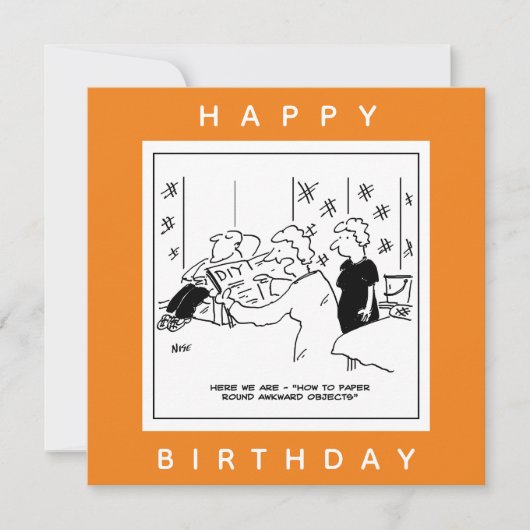 ぎこちない物の漫画 カード (正面)