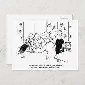 ぎこちなのまわりにい物を詰めおもしろいる ポストカード (正面/裏面)