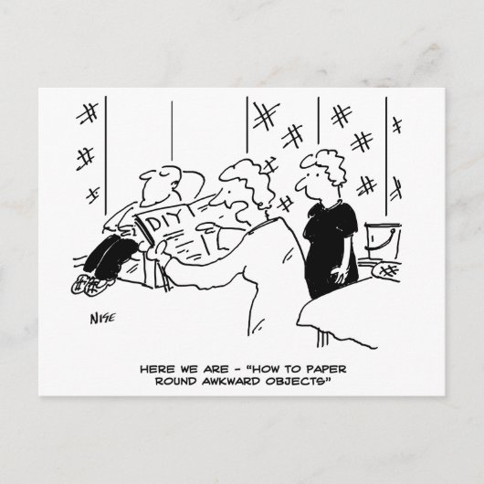 ぎこちなのまわりにい物を詰めおもしろいる ポストカード (正面)