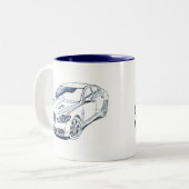 ぎざぎざXFR 2009年 ツートーンマグカップ (正面左)