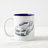 ぎざぎざXFR 2009年 ツートーンマグカップ (左)