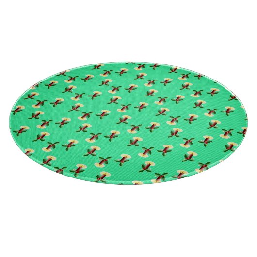 ぎっしり詰まったクリスマス カッティングボード (角)