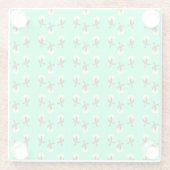 ぎっしり詰まったクリスマス ガラスコースター (裏面)