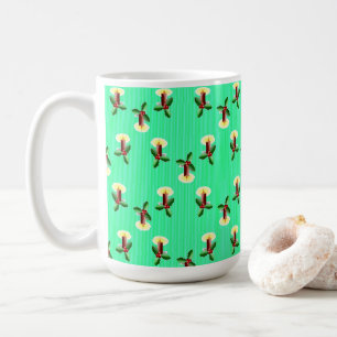 ぎっしり詰まったクリスマス コーヒーマグカップ
