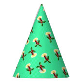 ぎっしり詰まったクリスマス パーティーハット (左)