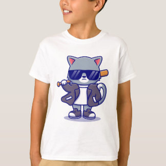 ぎゅっと!かわいい猫ちゃん Tシャツ