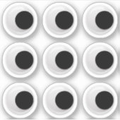 ぎょろ目 シール (正面)