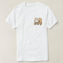 くい中国のカピットを作る新年伝統的猫 Tシャツ