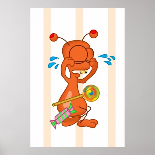 くき枝と歯ブラシ1 ポスター (正面)