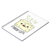 くさいほどかわいいユーモアチーズパンマグカップ ノートブック (左側)