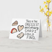 くさい記念日カード, 面白い結婚記念日 カード (黄色い花)