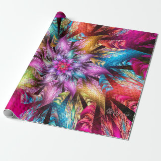 くさびジュリアスパイラル ラッピングペーパー