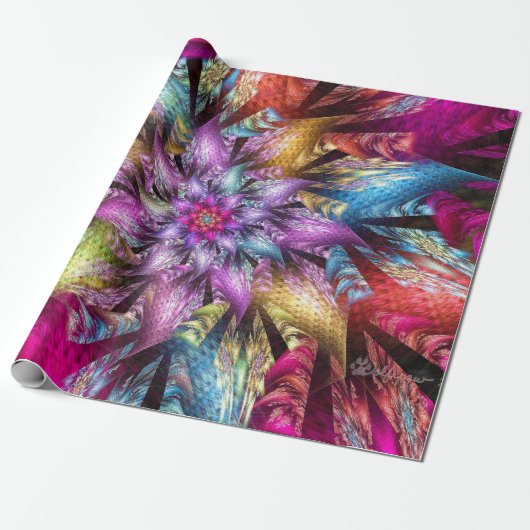 くさびジュリアスパイラル ラッピングペーパー (アンロールド)