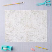 くしゃくしゃになったアンティークホワイトパーチメントティッシュペーパー 薄葉紙 (クラフト)