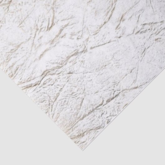 くしゃくしゃになったアンティークホワイトパーチメントティッシュペーパー 薄葉紙 (詳細)