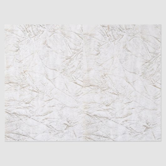 くしゃくしゃになったアンティークホワイトパーチメントティッシュペーパー 薄葉紙 (正面)